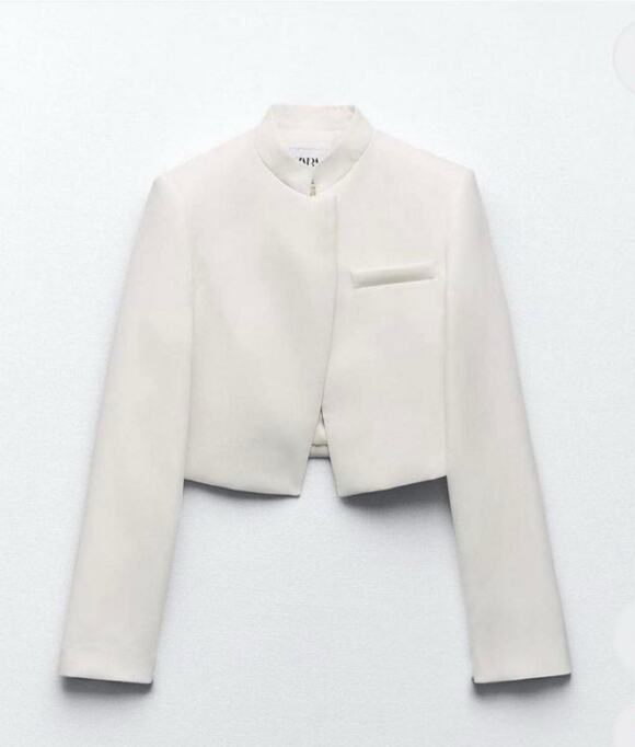 ZARA Jackets & Blazers - Zara Cropped Tailored Blazer size S